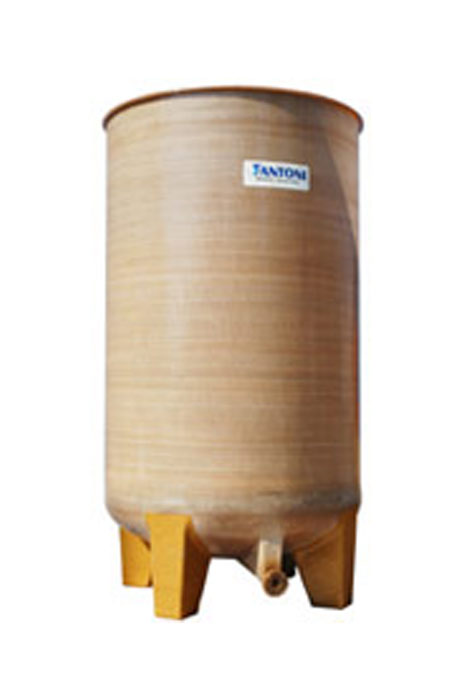 Open Deposit Tank with Rounded Bottom 